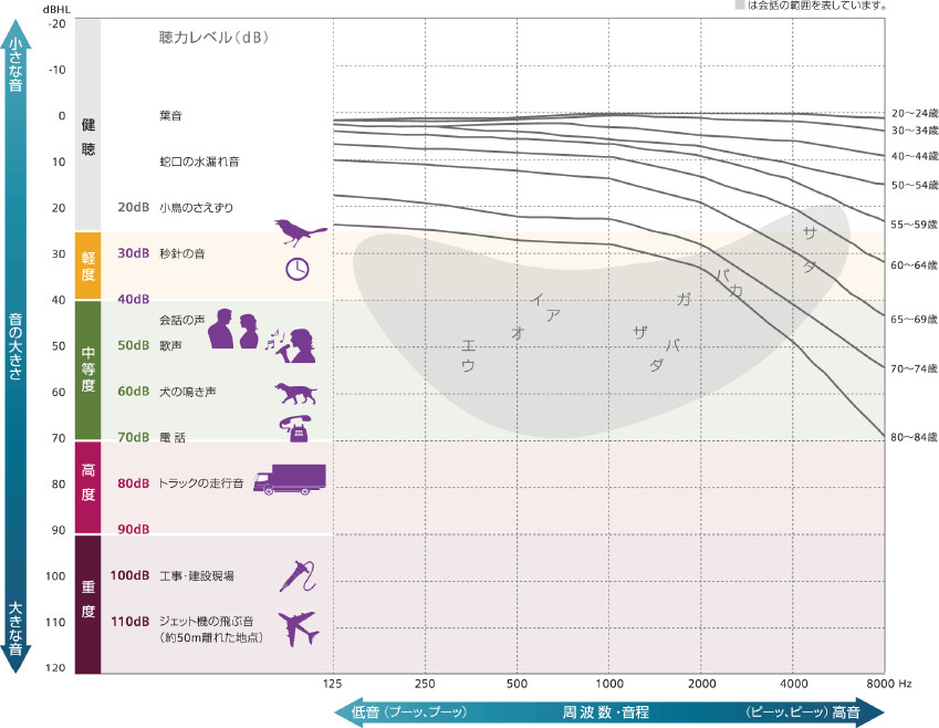 音の聞こえ方図